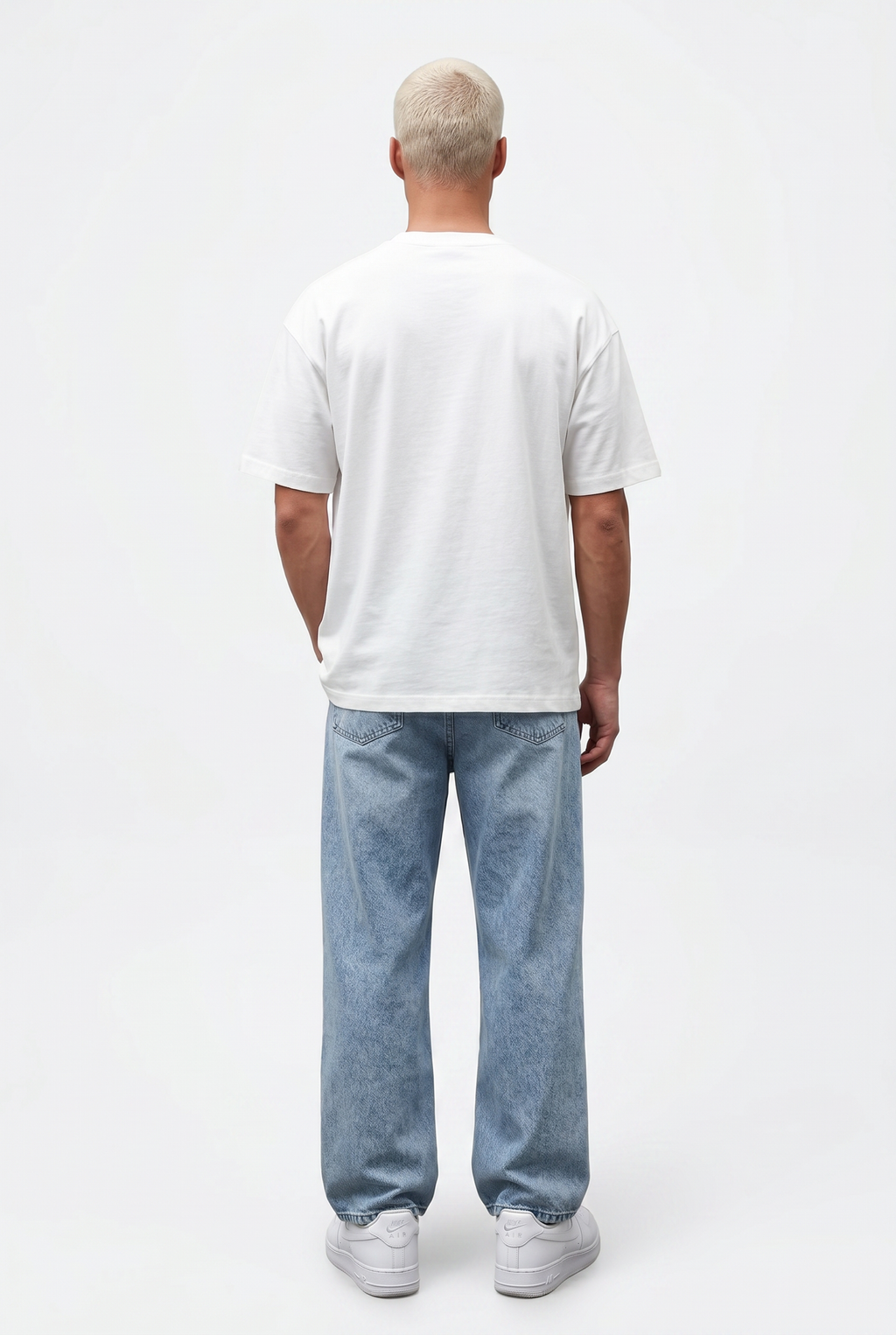 Basic Oversized T-Shirt 24/1 Ecru
