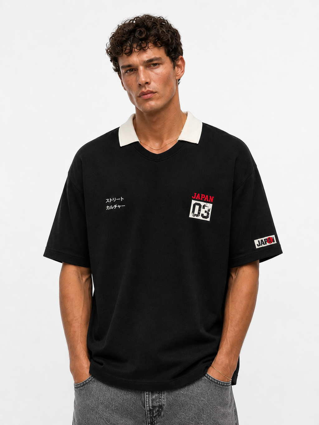 Japan Oversized T-Shirt Black