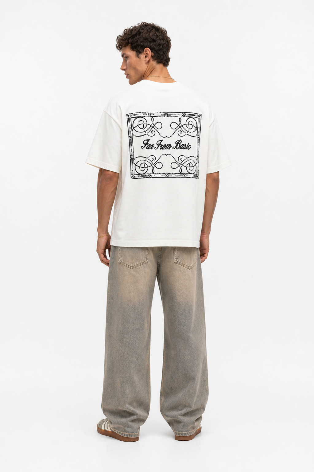 FFB Patch Oversized T-Shirt Ecru