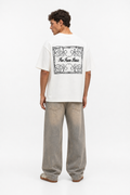 FFB Patch Oversized T-Shirt Ecru