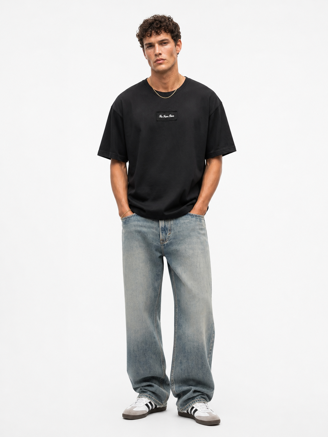 FFB Patch Oversized T-Shirt Black