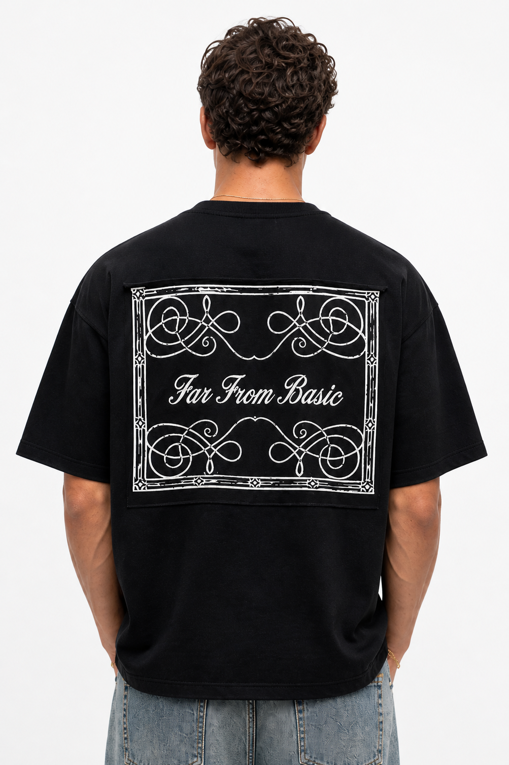 FFB Patch Oversized T-Shirt Black