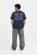 FFB Patch Oversized T-Shirt Navy