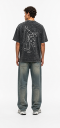 Loyal Washed Oversized T-Shirt Black