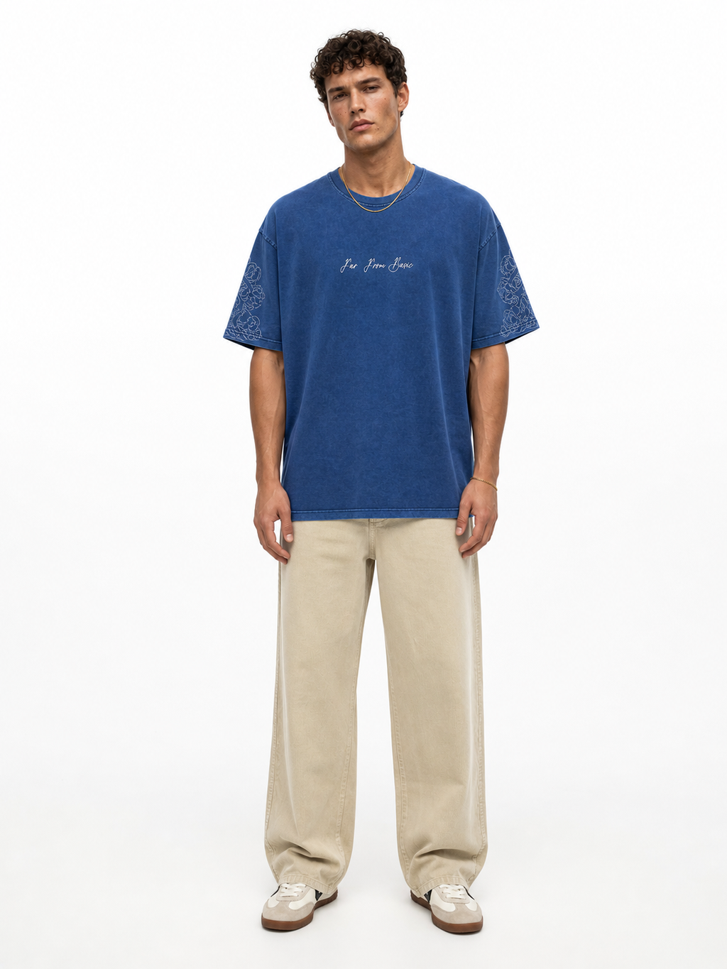FFB Washed Oversized T-Shirt Navy