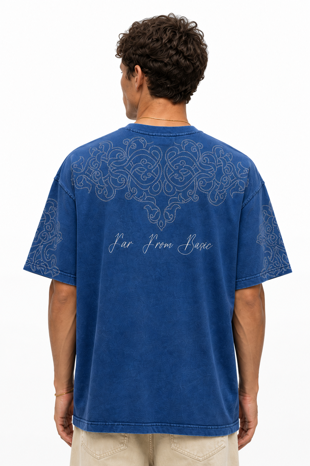 FFB Washed Oversized T-Shirt Navy