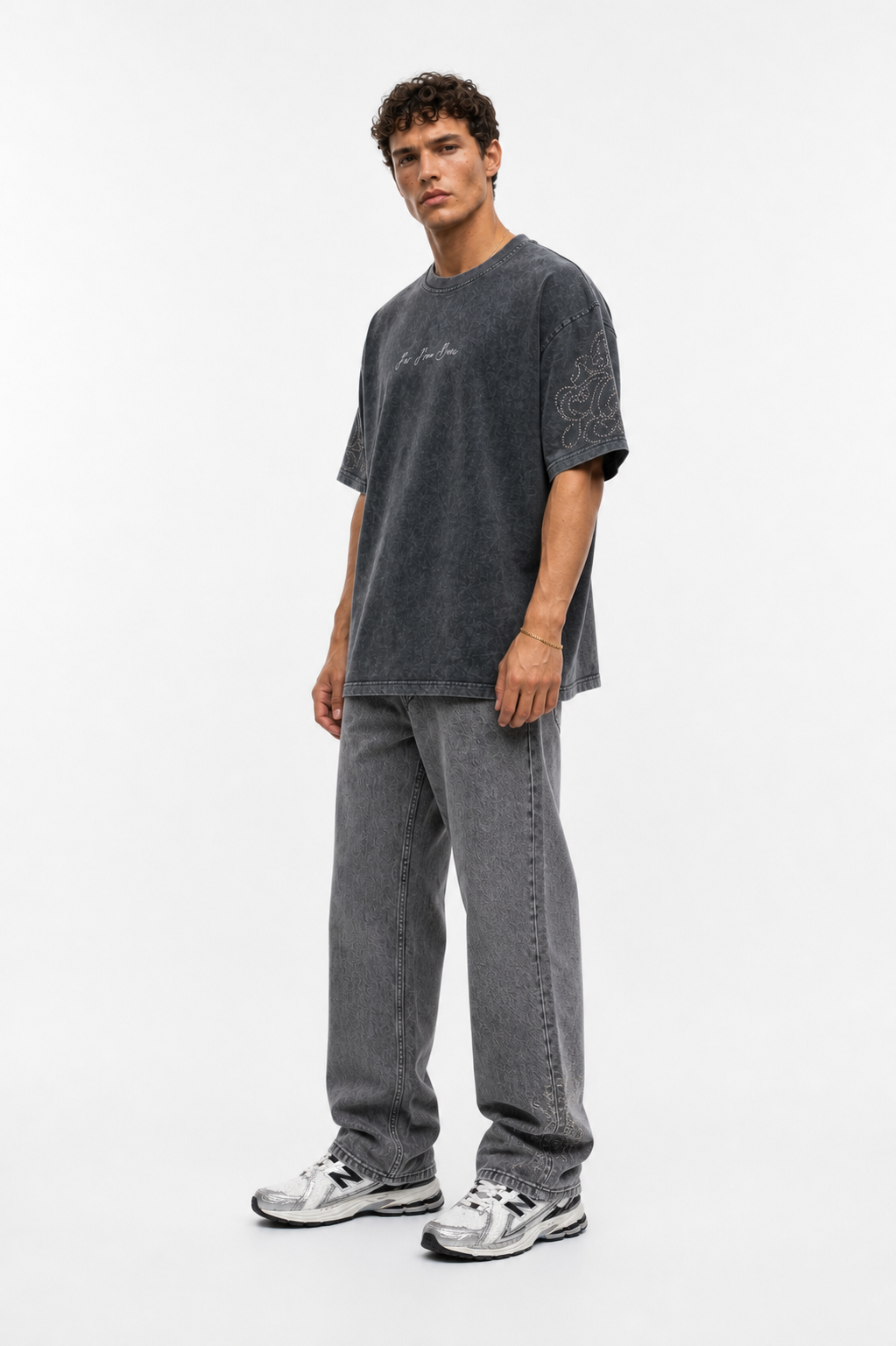 FFB Washed Oversized T-Shirt Black