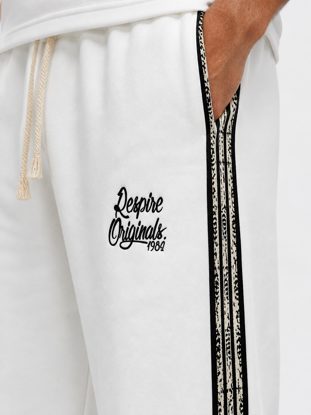 Originals Stripe Regular Fit Set Ecru