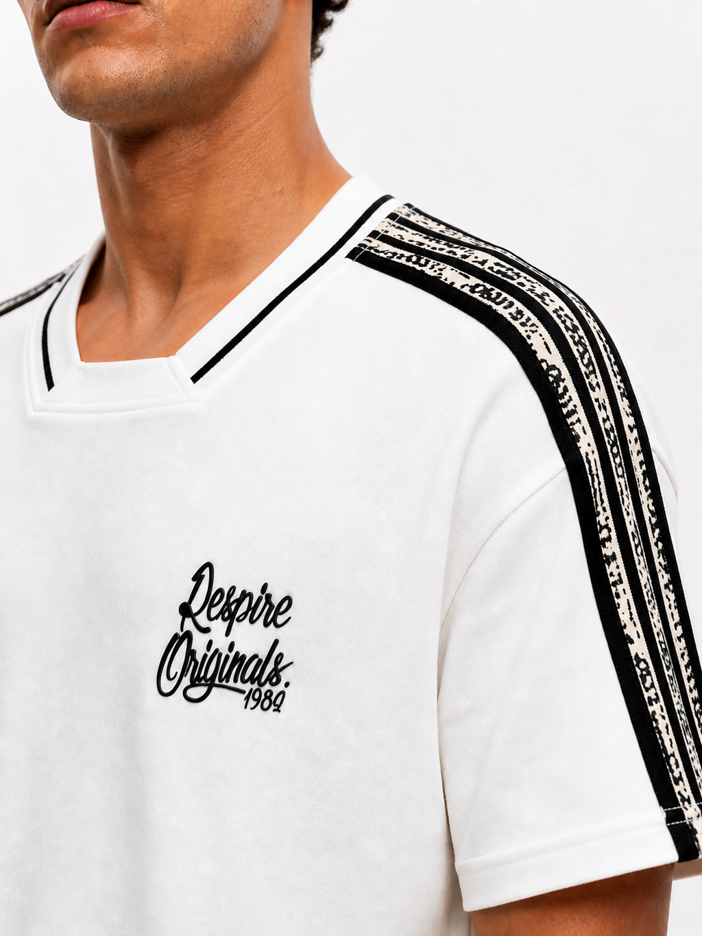 Originals Stripe Regular Fit Set Ecru