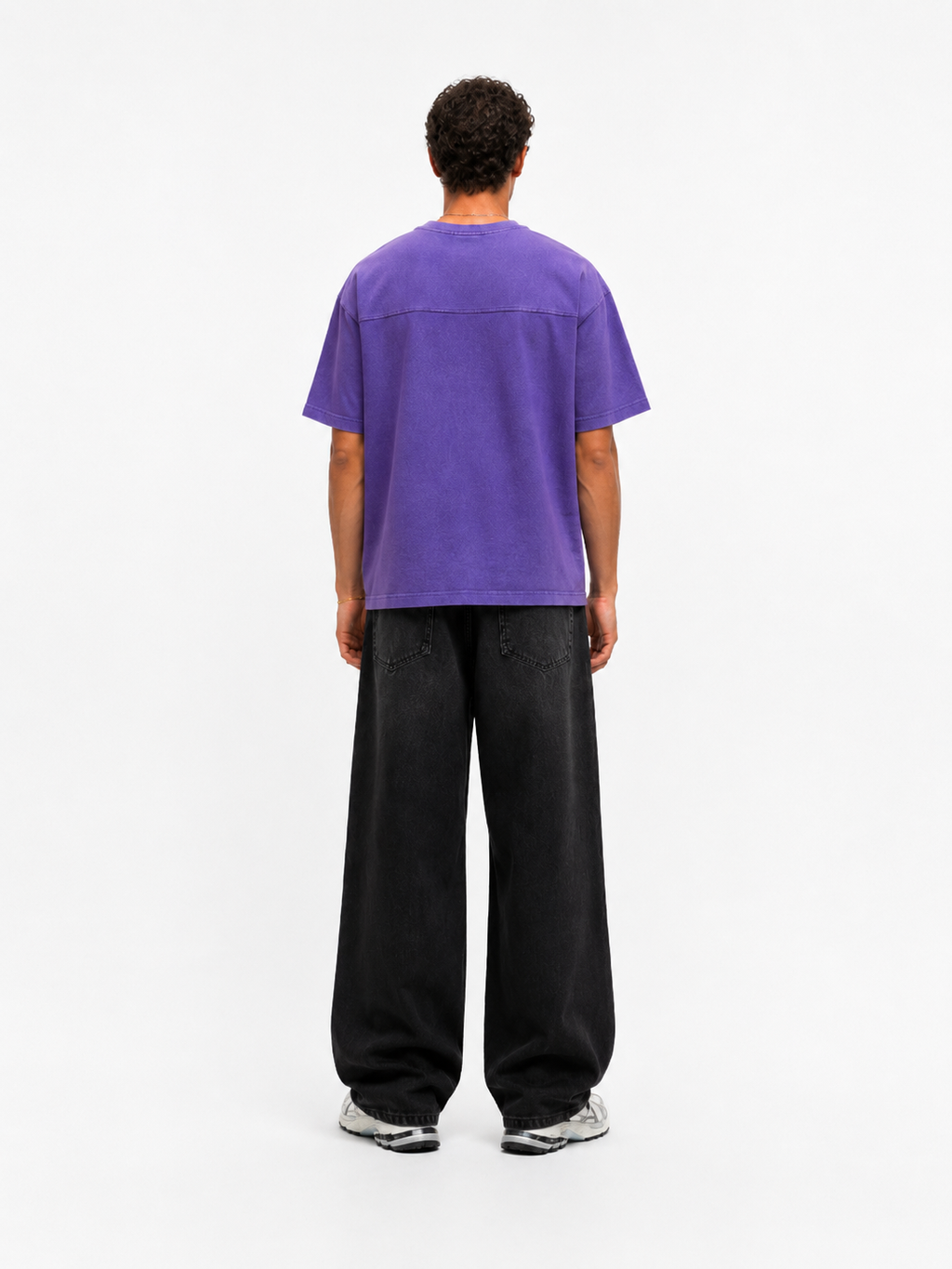 22 Washed Oversized T-Shirt Purple