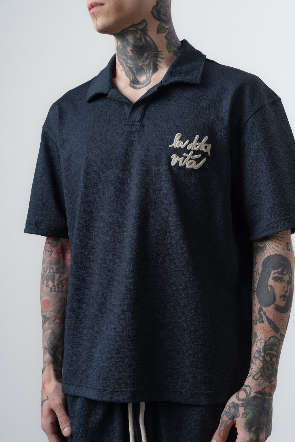 La Dolce Vita Regular Fit Set Navy