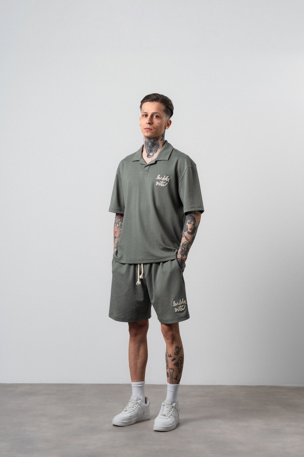 La Dolce Vita Regular Fit Set Khaki