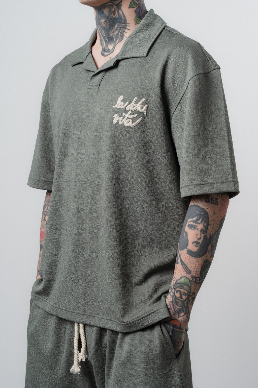 La Dolce Vita Regular Fit Set Khaki