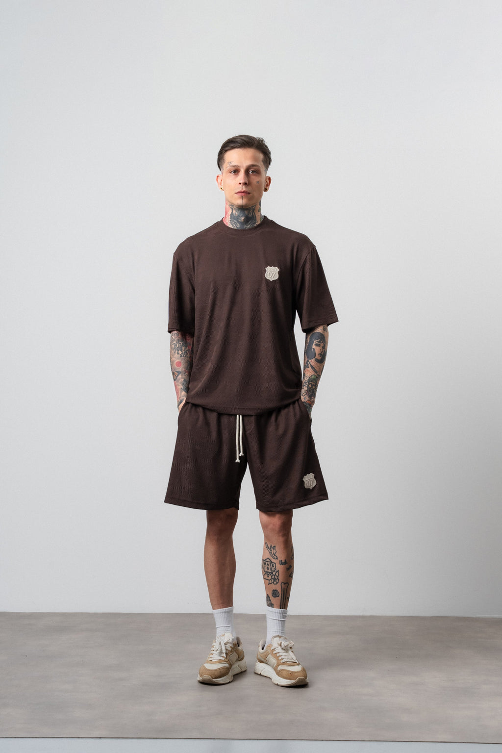 Route 07 Regular Fit Set Brown