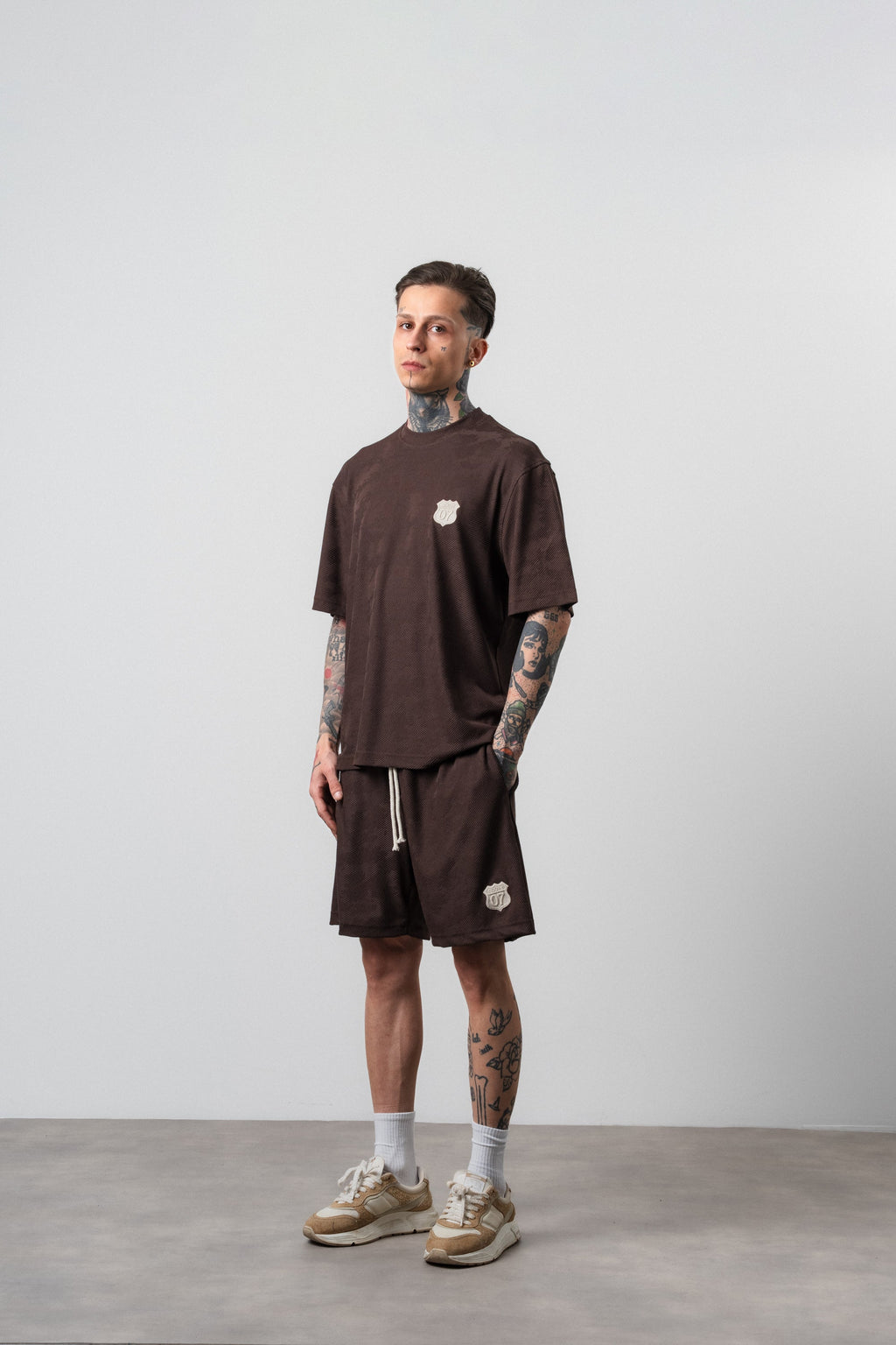 Route 07 Regular Fit Set Brown