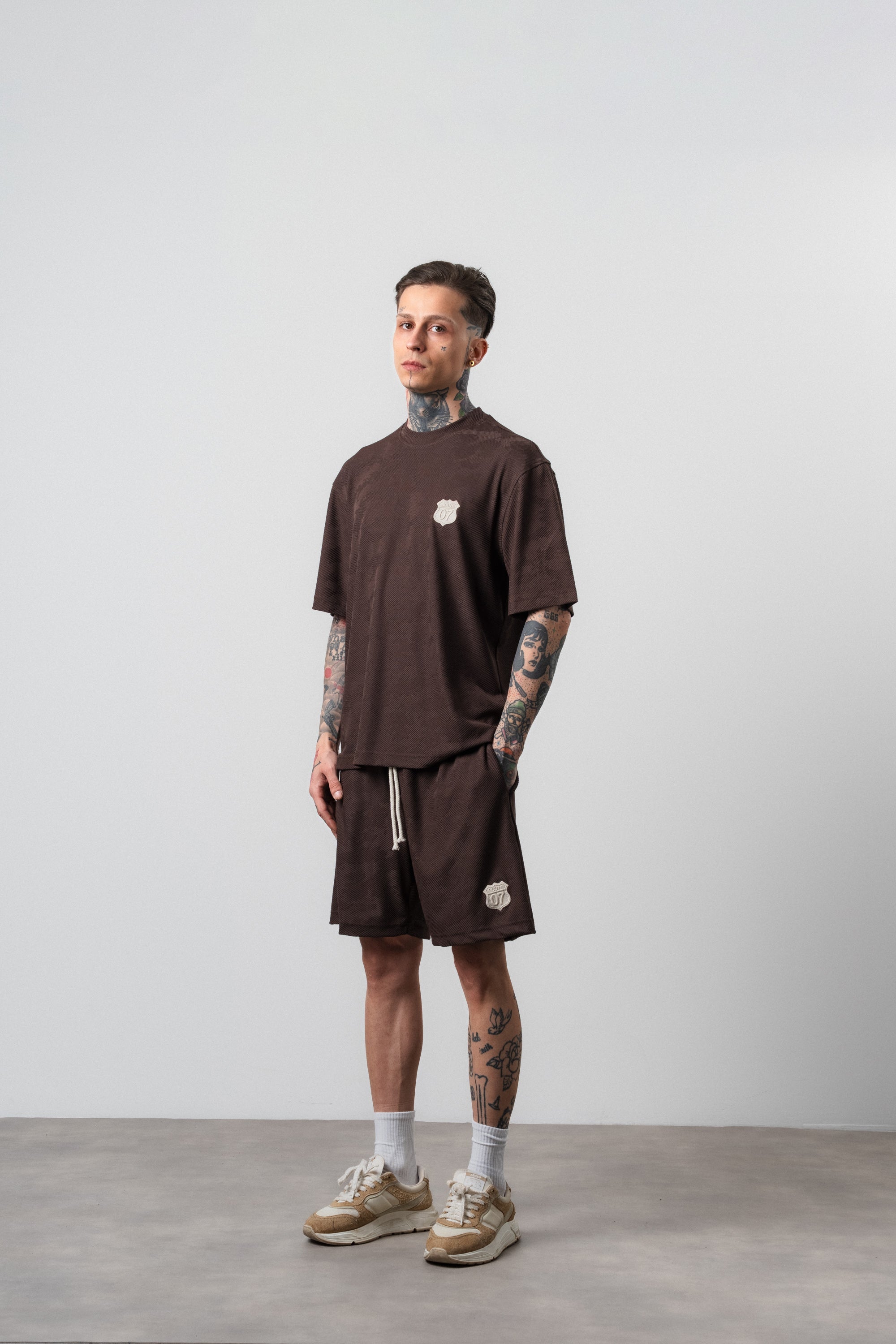 Route 07 Regular Fit Set Brown