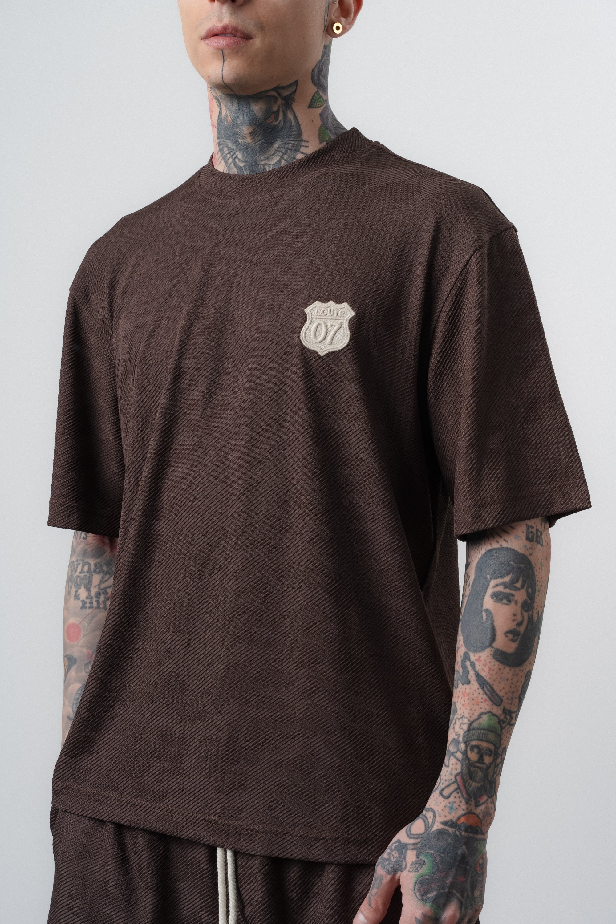 Route 07 Regular Fit Set Brown