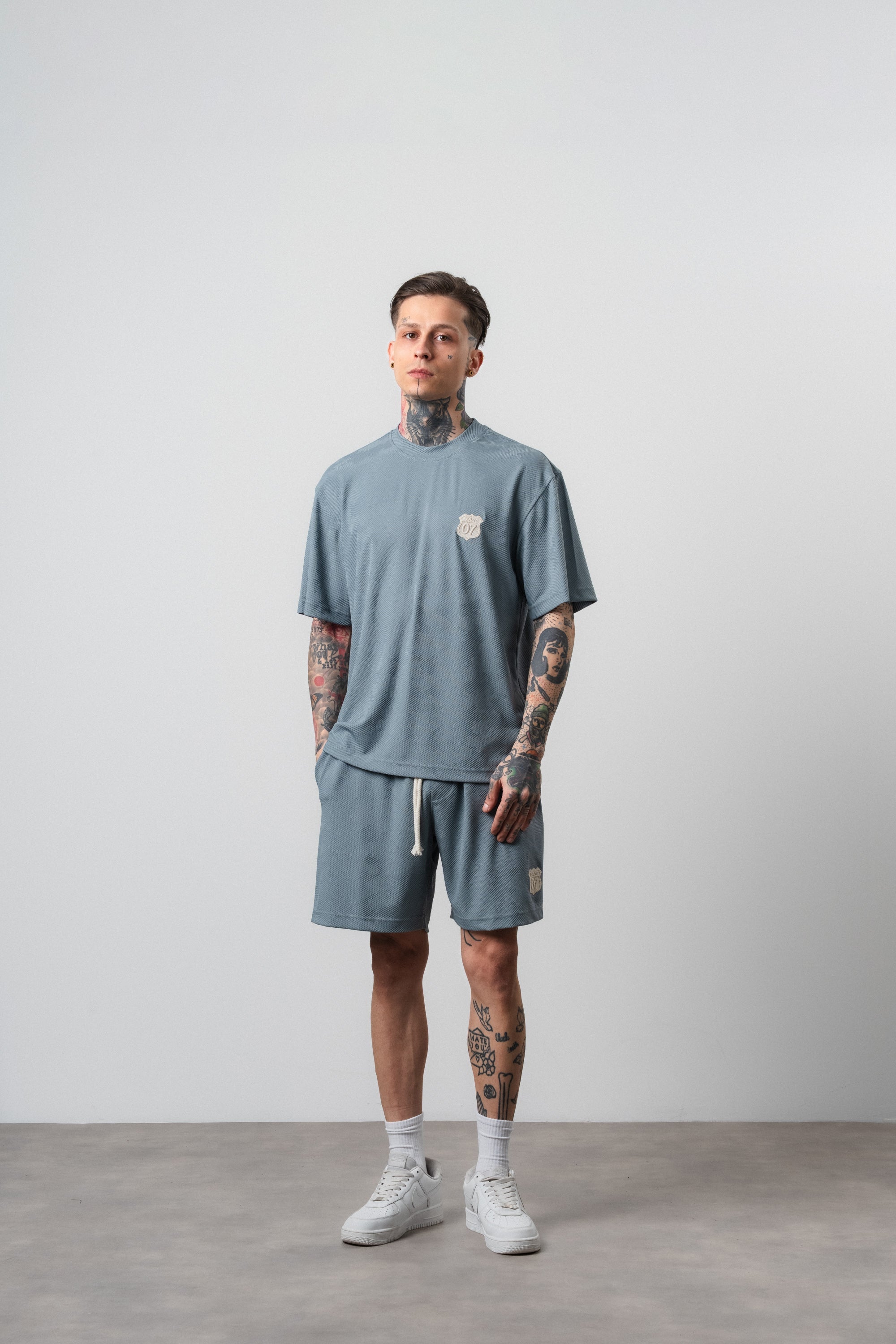 Route 07 Regular Fit Set Gray