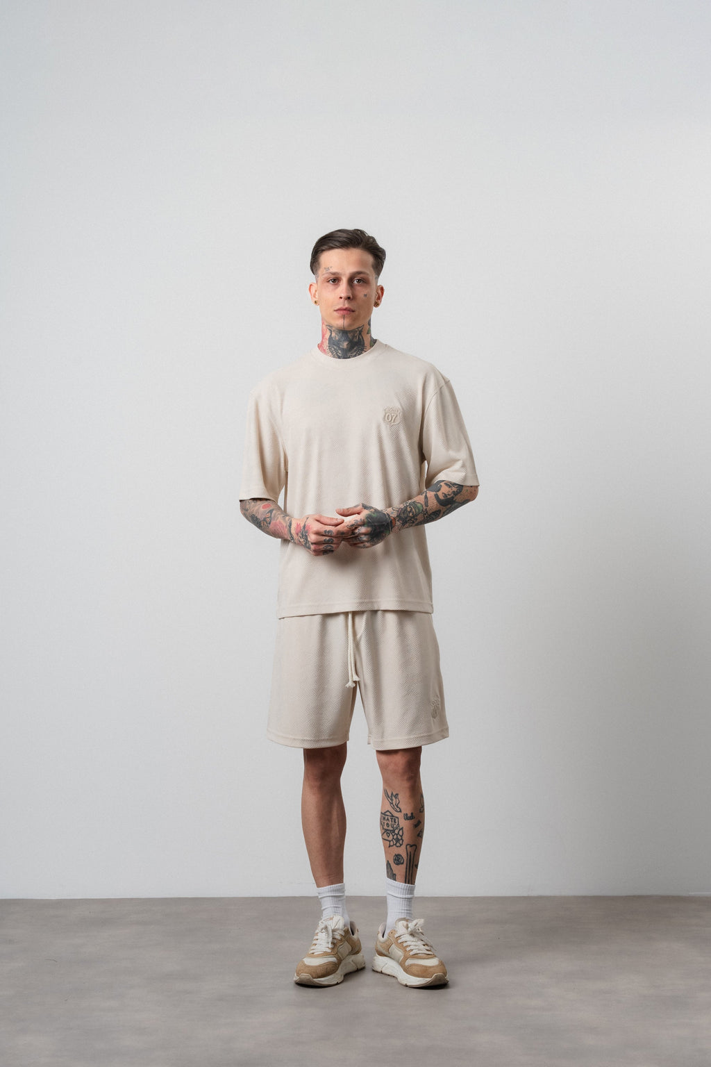 Route 07 Regular Fit Set Beige