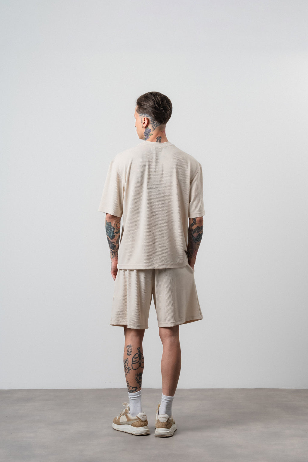Route 07 Regular Fit Set Beige
