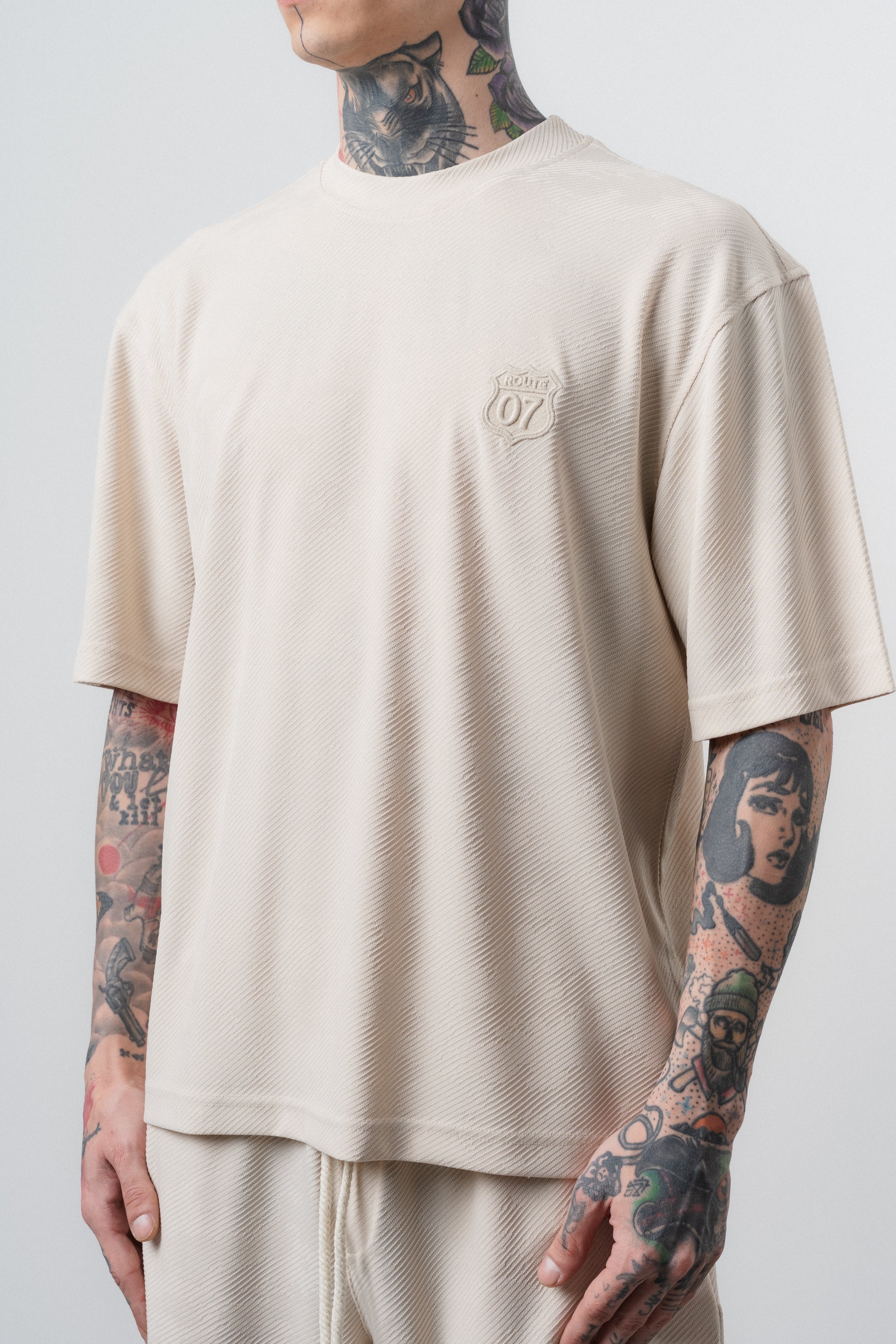 Route 07 Regular Fit Set Beige