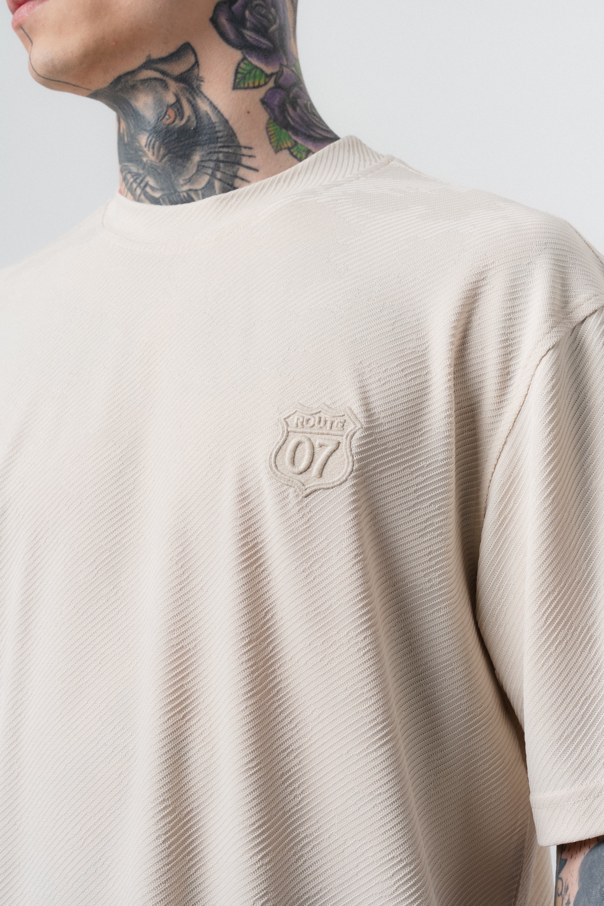 Route 07 Regular Fit Set Beige