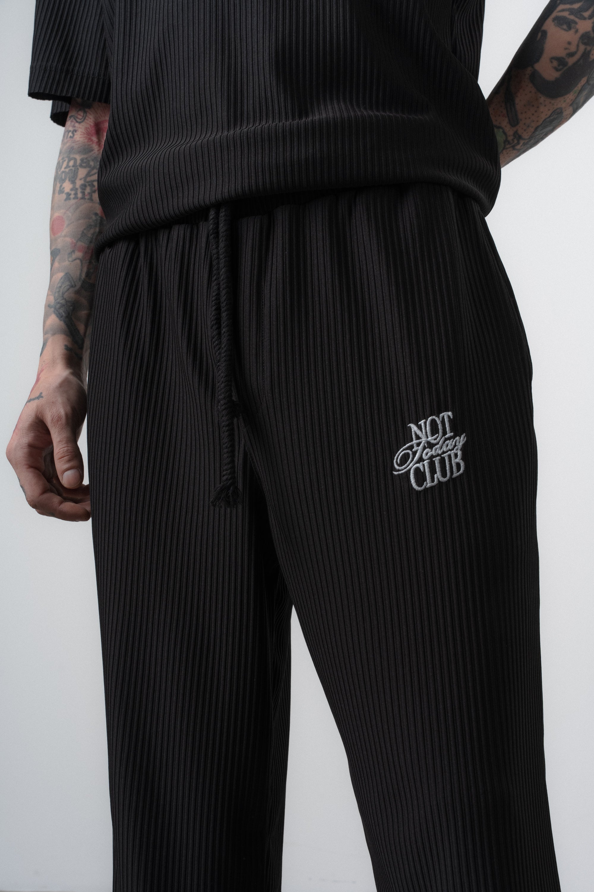 Not Today Club Regular Fit Tracksuit Black