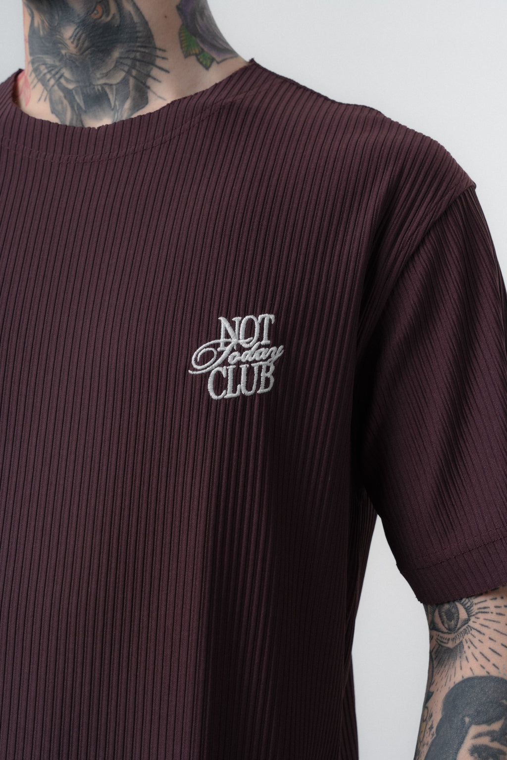 Not Today Club Regular Fit Tracksuit Burgundy