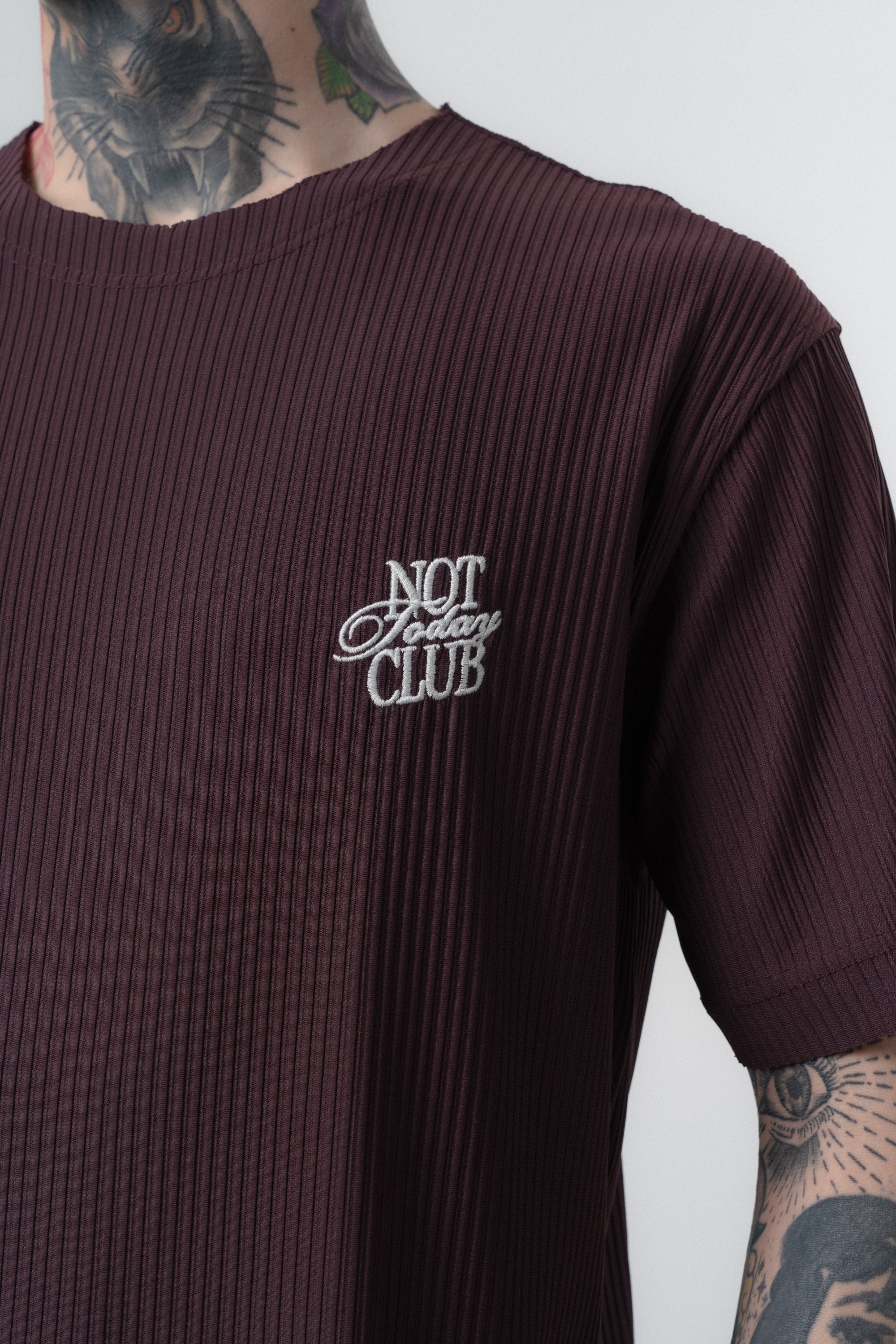 Not Today Club Regular Fit Tracksuit Burgundy