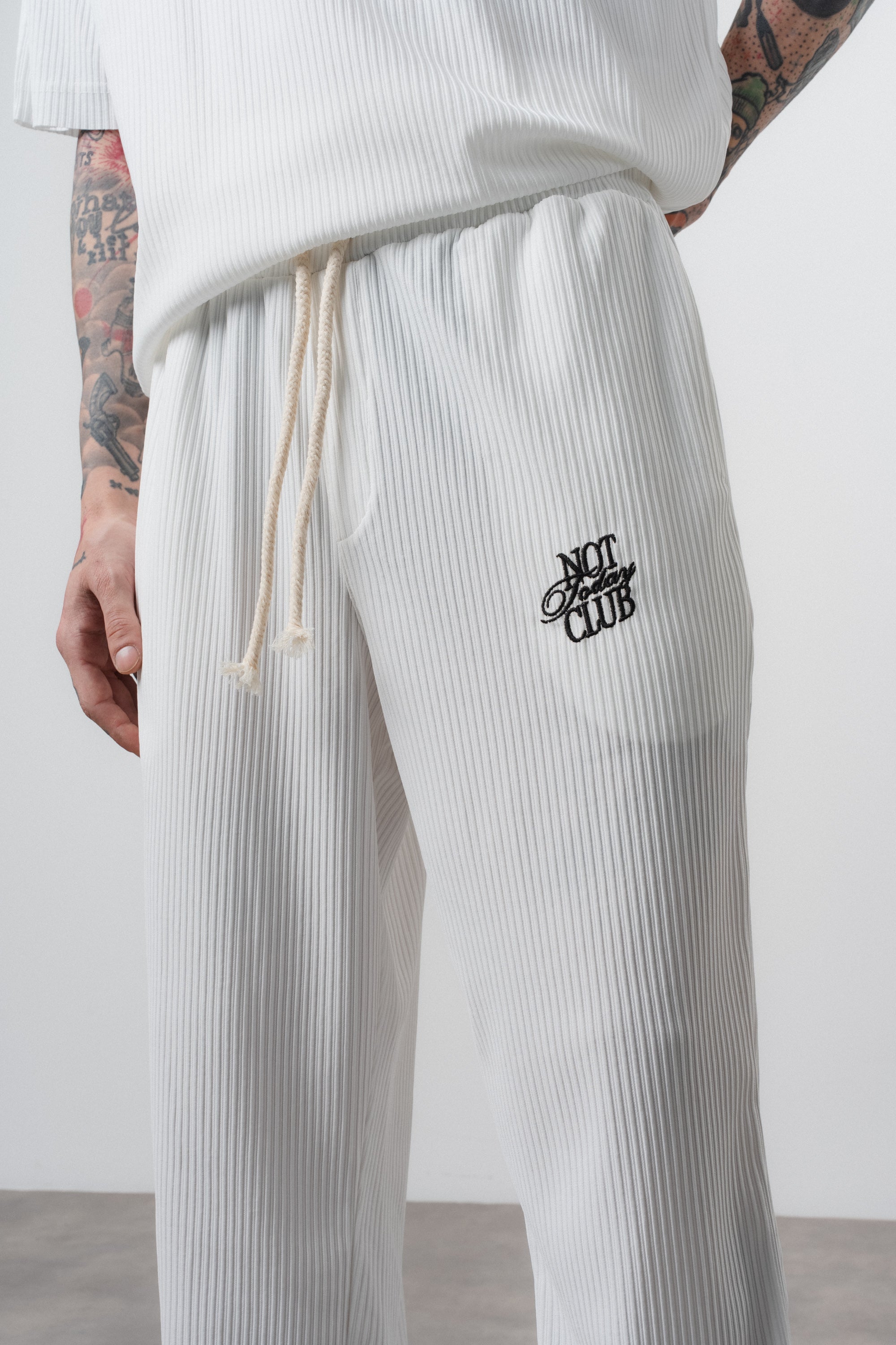 Not Today Club Regular Fit Tracksuit Ecru