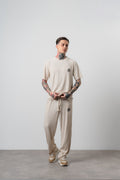 Not Today Club Regular Fit Tracksuit Beige