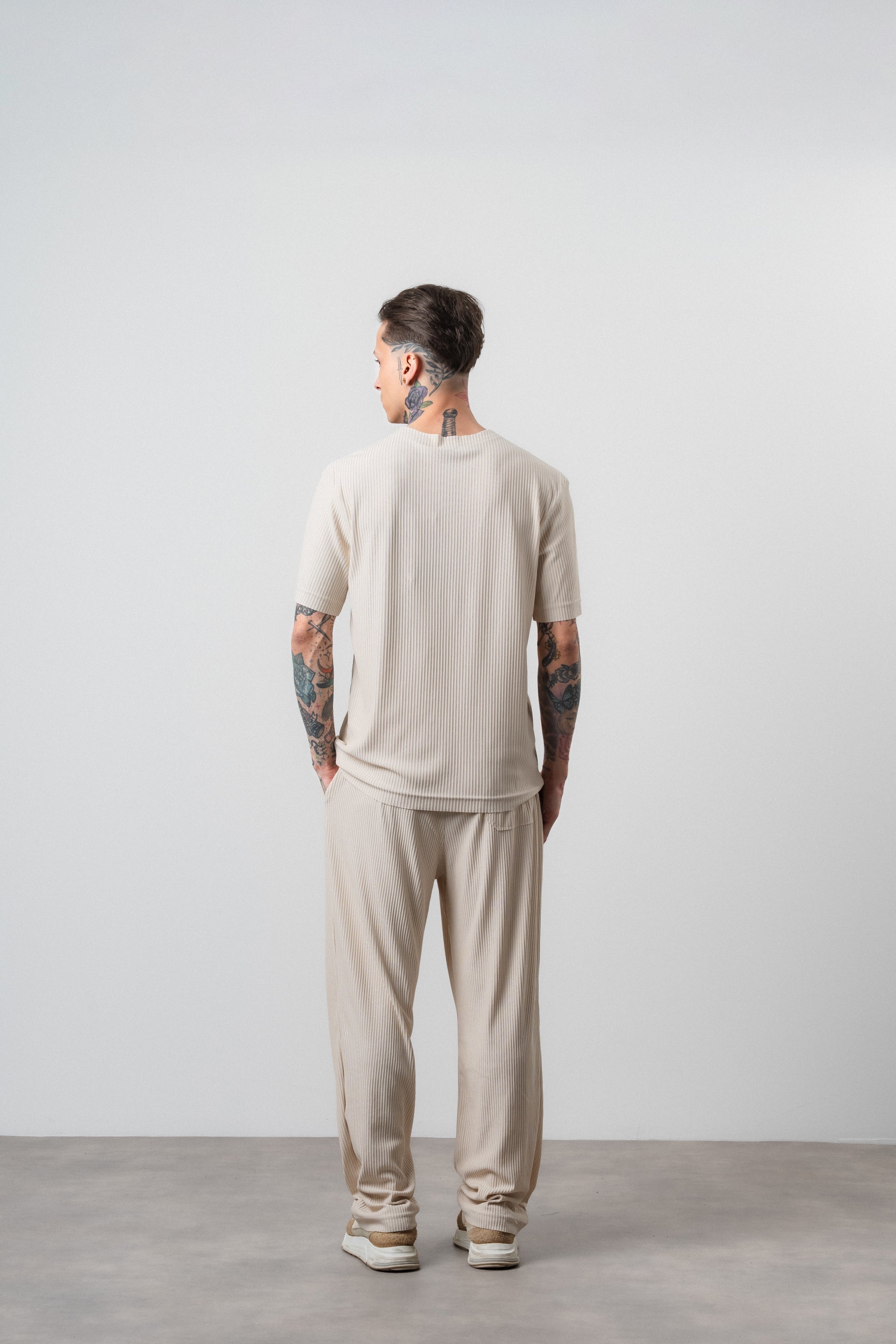 Not Today Club Regular Fit Tracksuit Beige