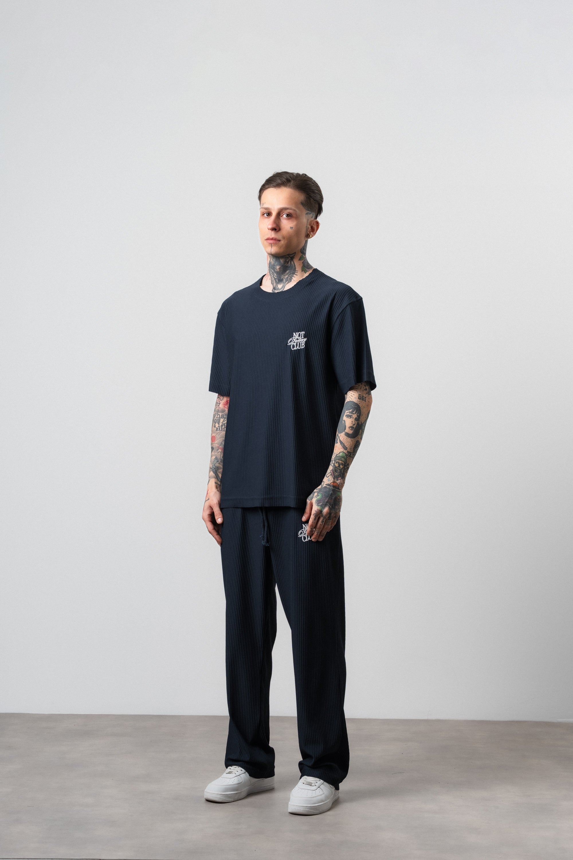 Not Today Club Regular Fit Tracksuit Navy