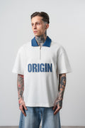 Origin Regular Fit Polo T-Shirt Ecru