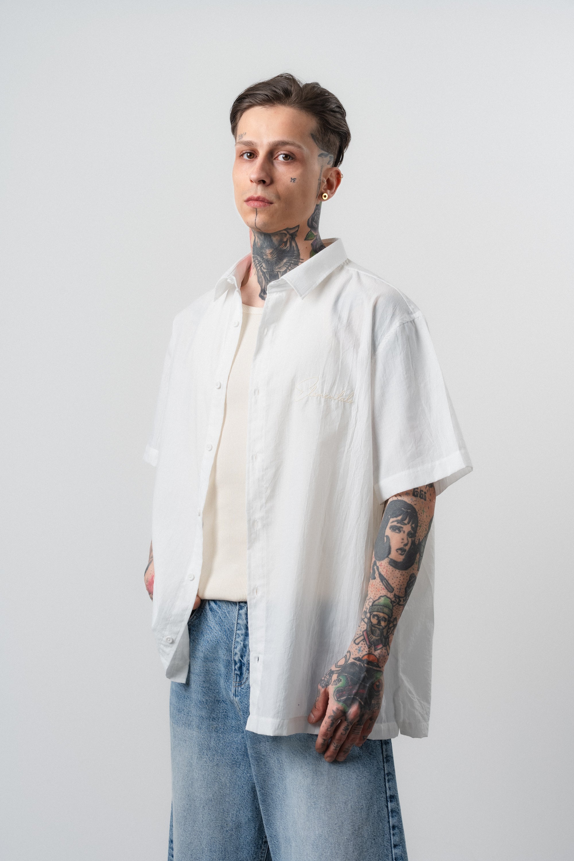 Elementals Oversized Shirt Ecru