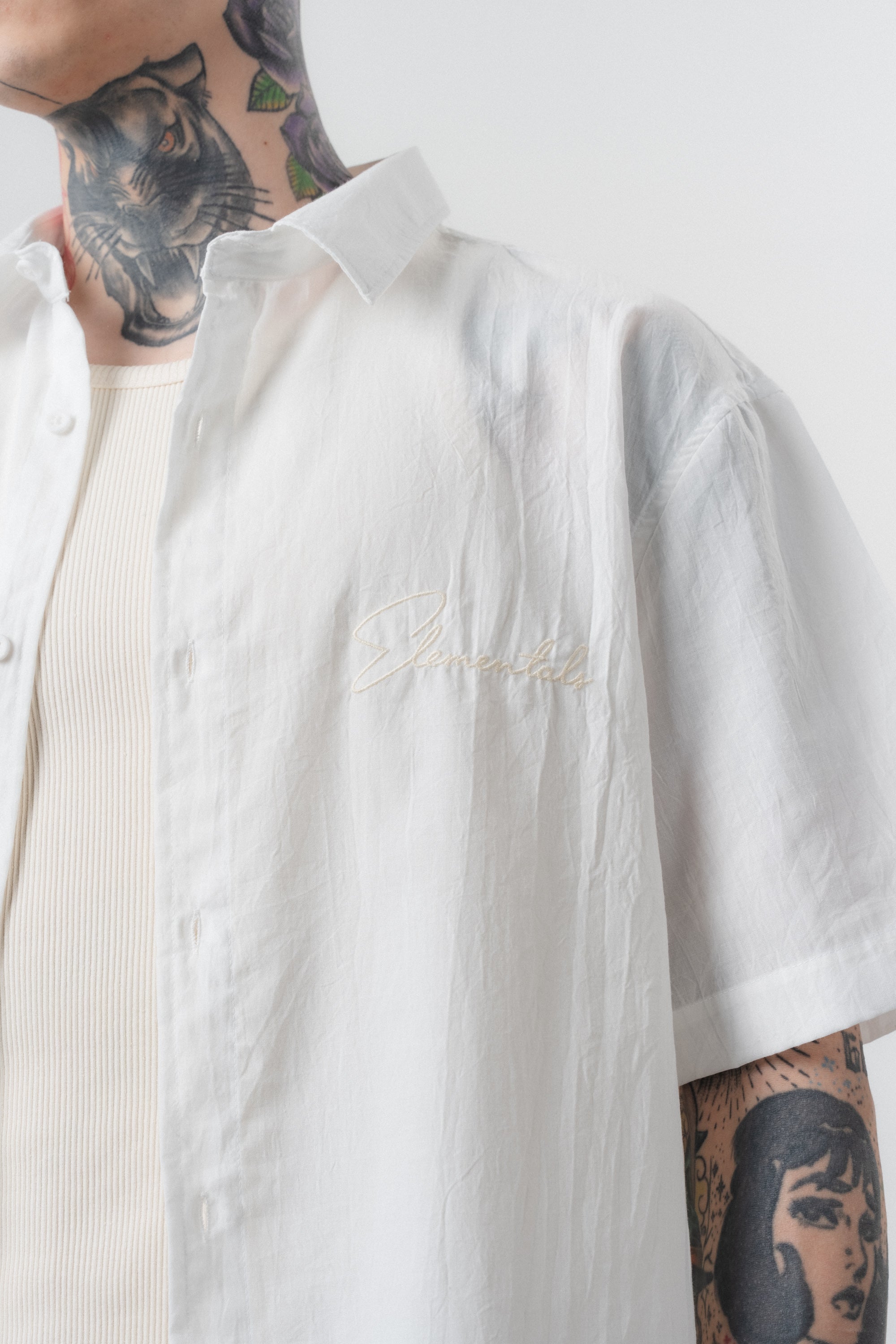 Elementals Oversized Shirt Ecru