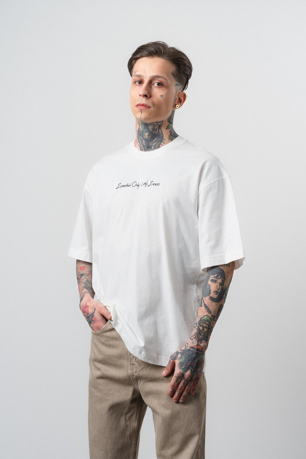 Essential Oversized T-Shirt Ecru