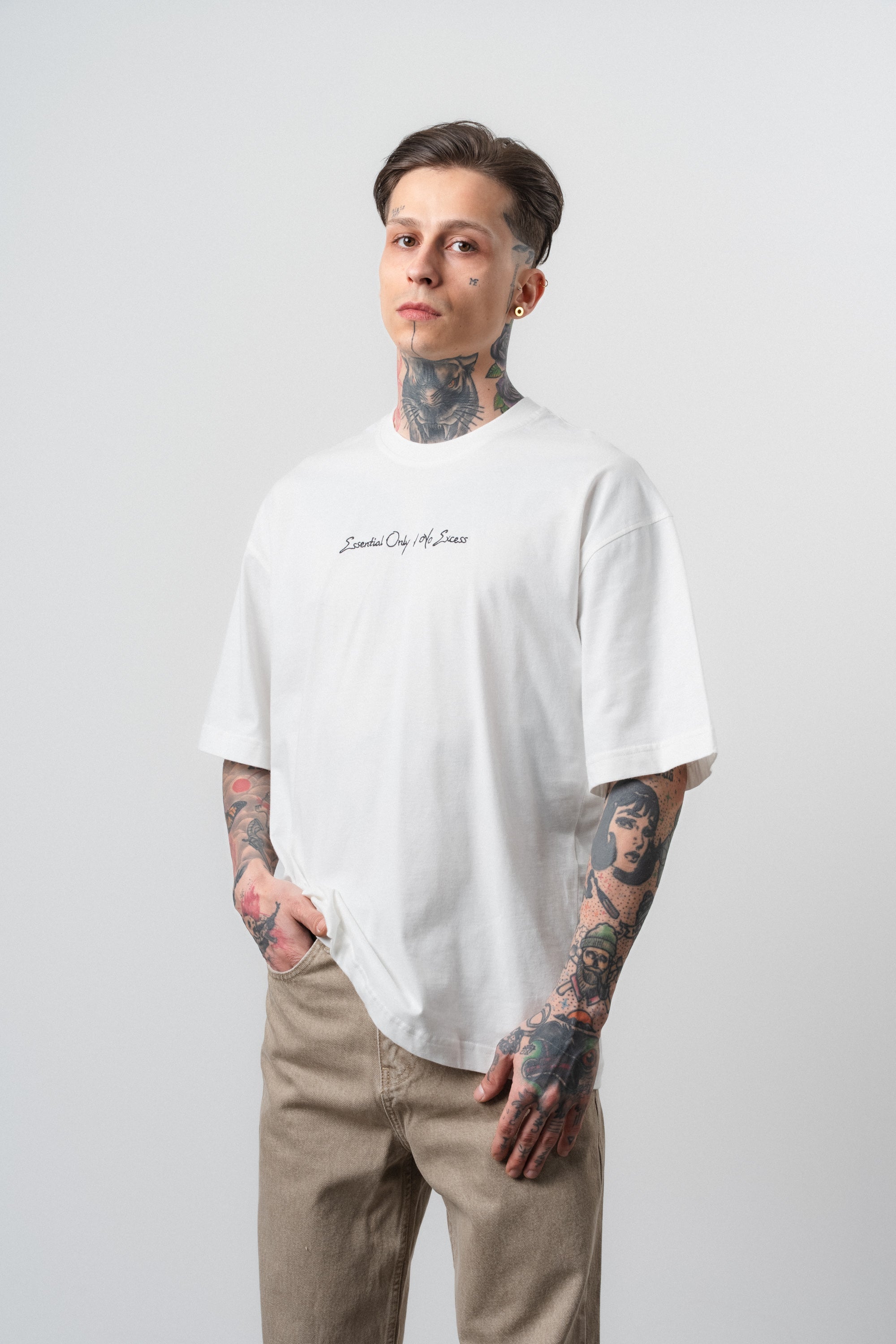 Essential Oversized T-Shirt Ecru