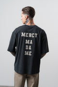 Mercy Washed Oversized T-Shirt Black