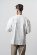 Route Oversized T-Shirt Ecru