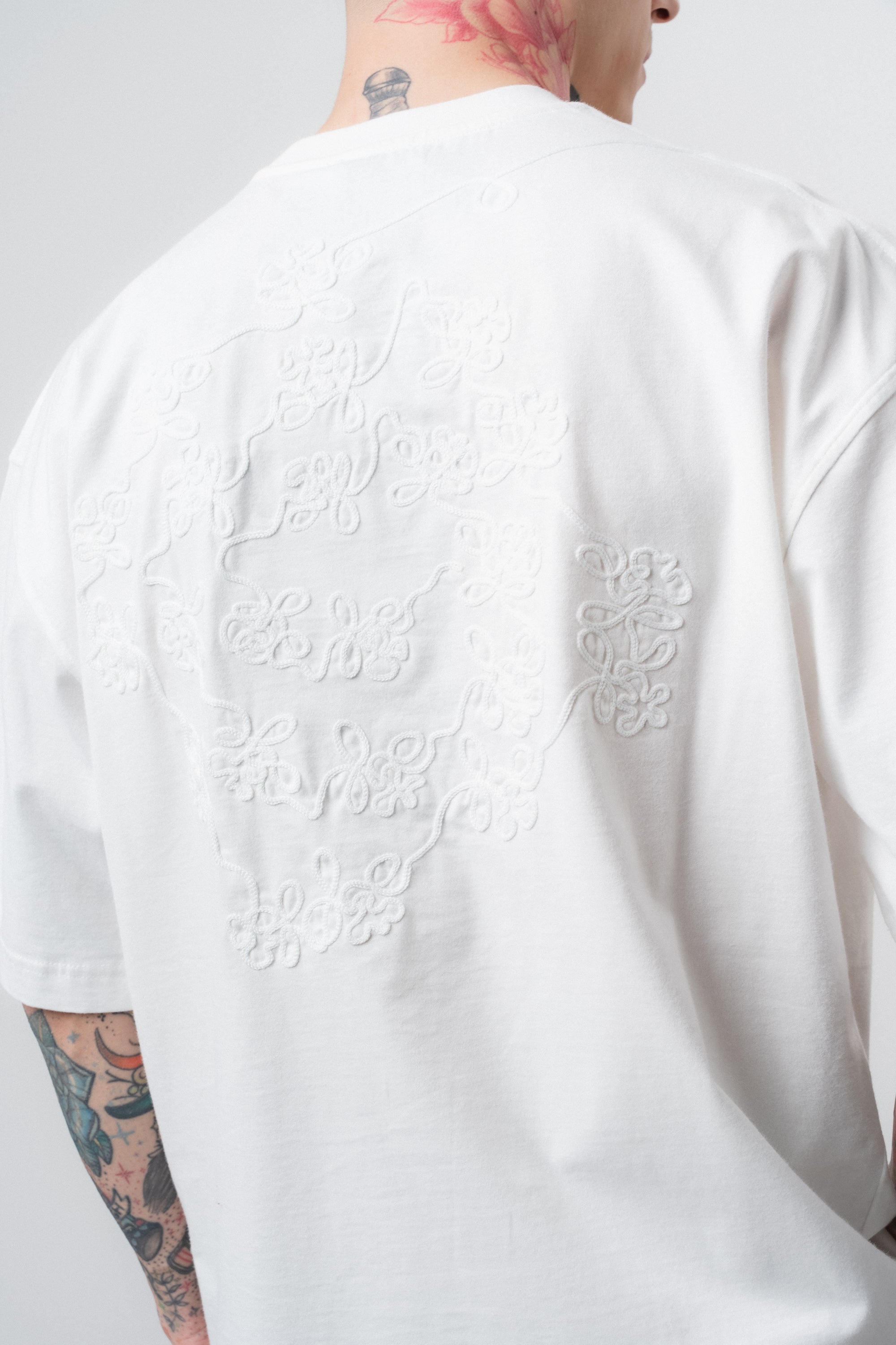Route Oversized T-Shirt Ecru