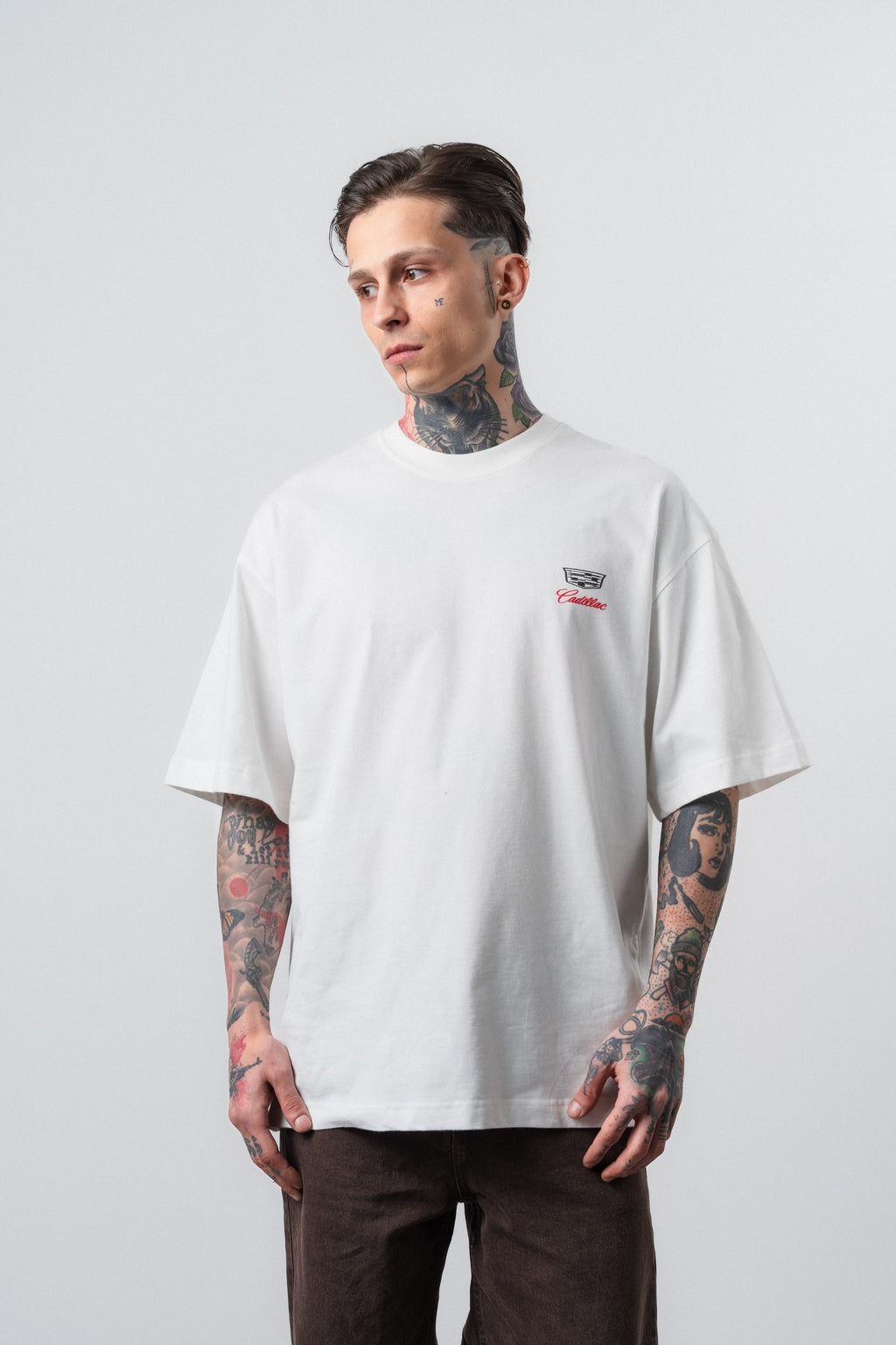 Cadillac Oversized T-Shirt Ecru