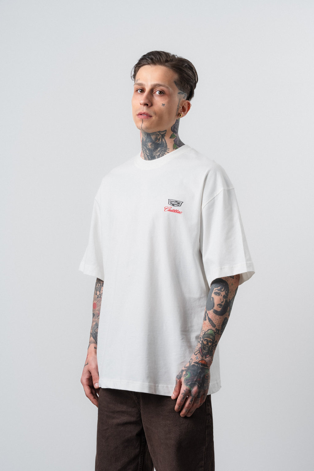 Cadillac Oversized T-Shirt Ecru