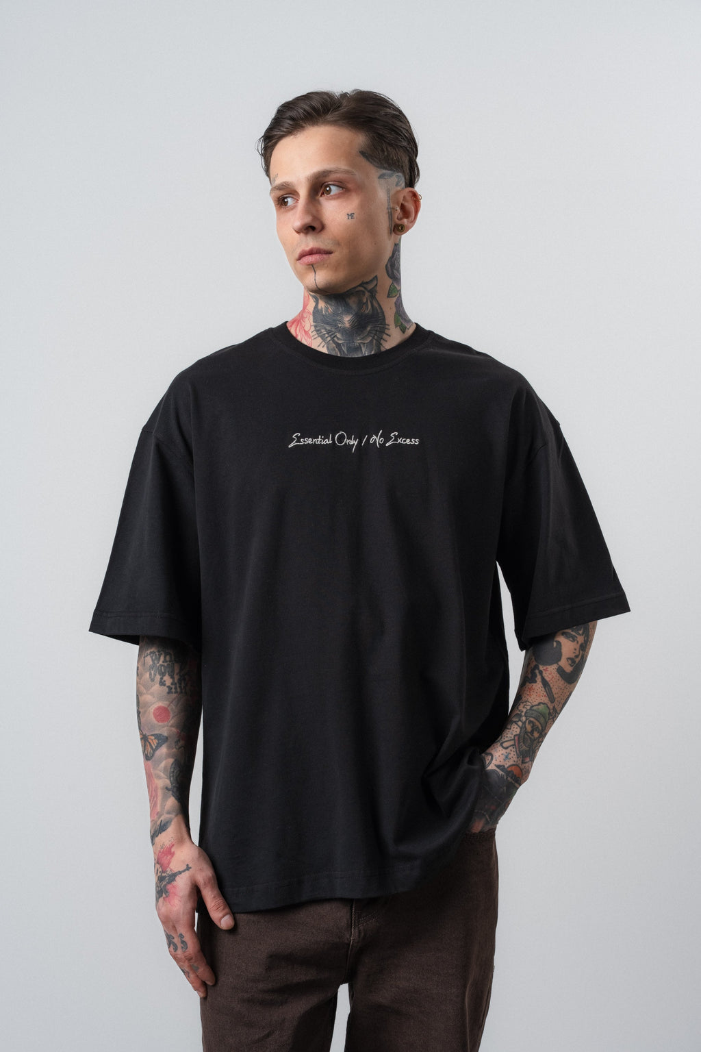 Essential Oversized T-Shirt Black