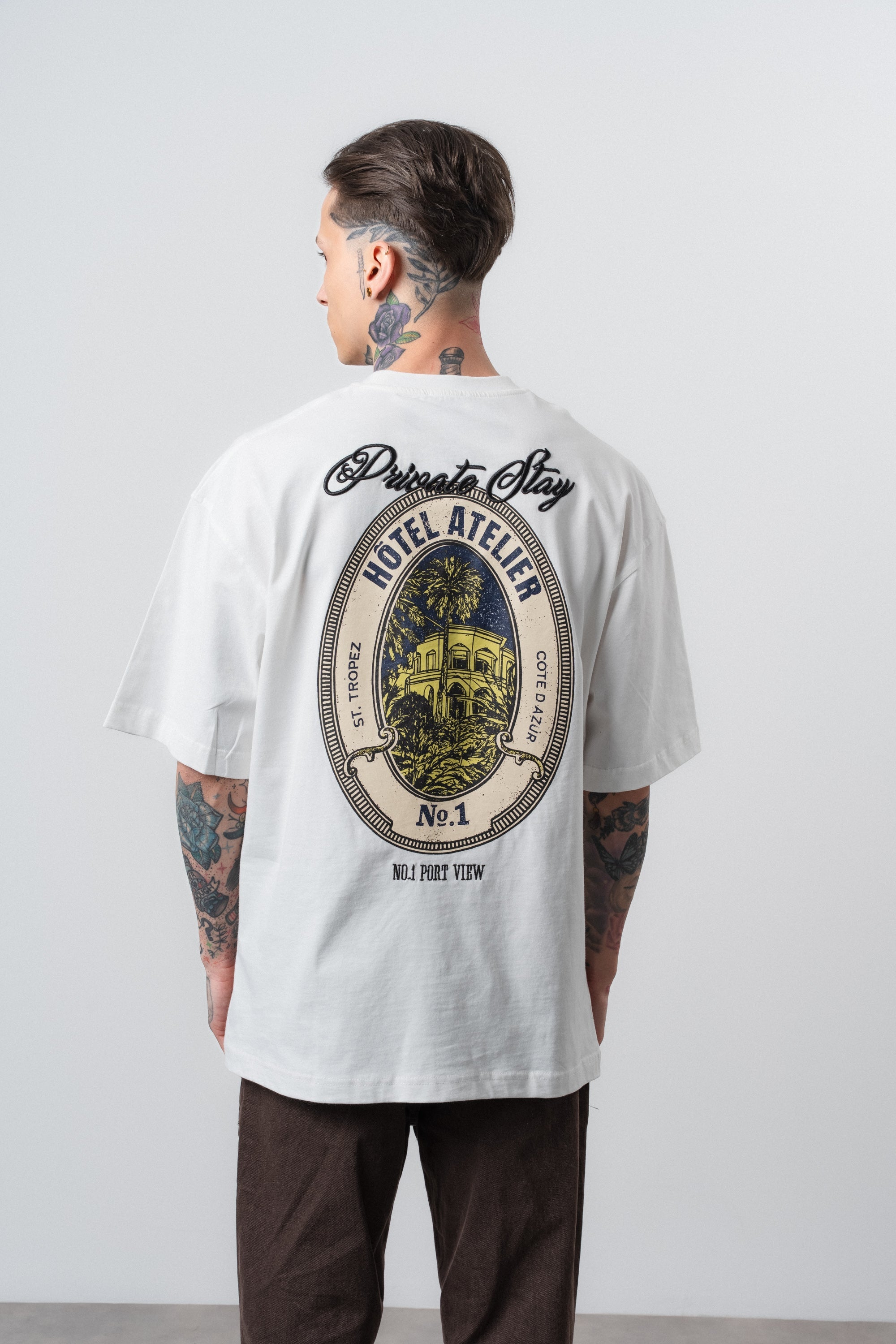 Private Oversized T-Shirt Ecru
