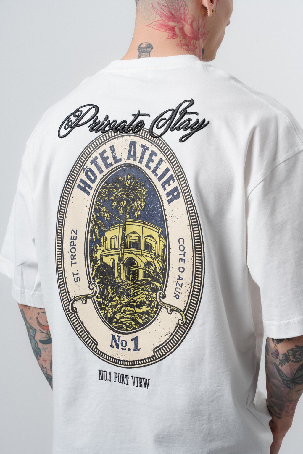 Private Oversized T-Shirt Ecru