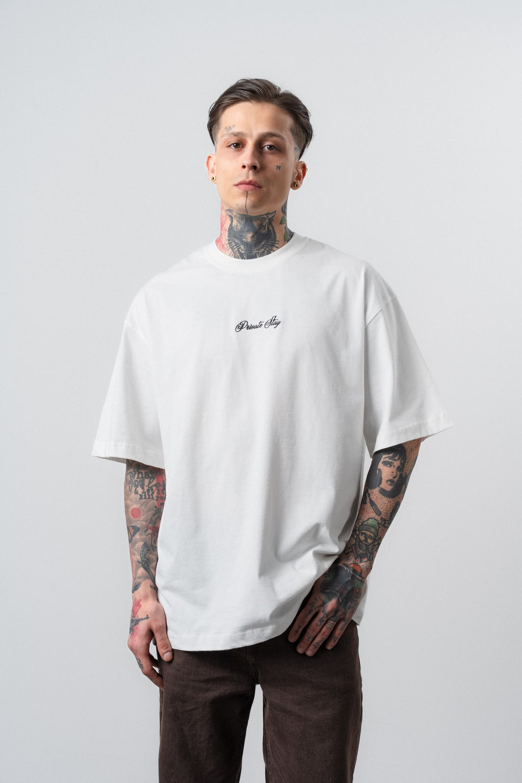 Private Oversized T-Shirt Ecru