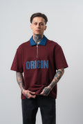 Origin Regular Fit Polo T-Shirt Burgundy