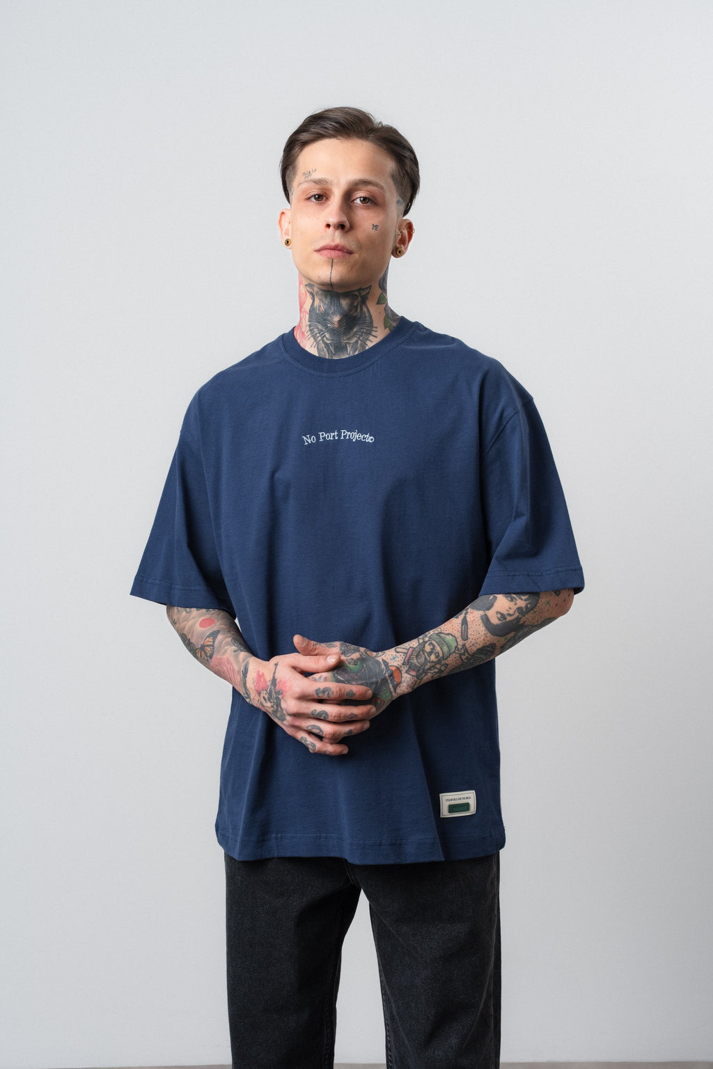 No Port Oversized T-Shirt Navy