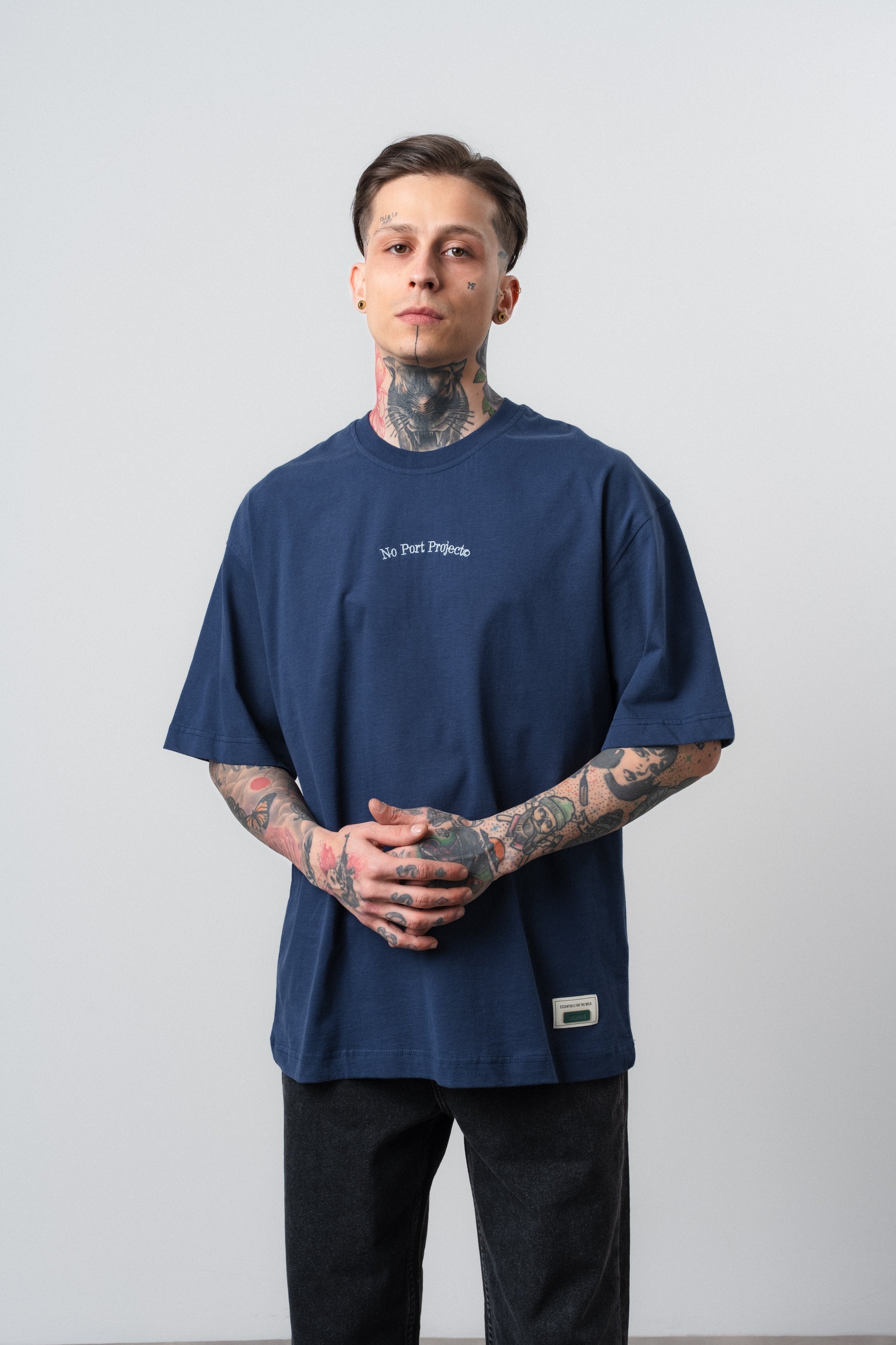 No Port Oversized T-Shirt Navy